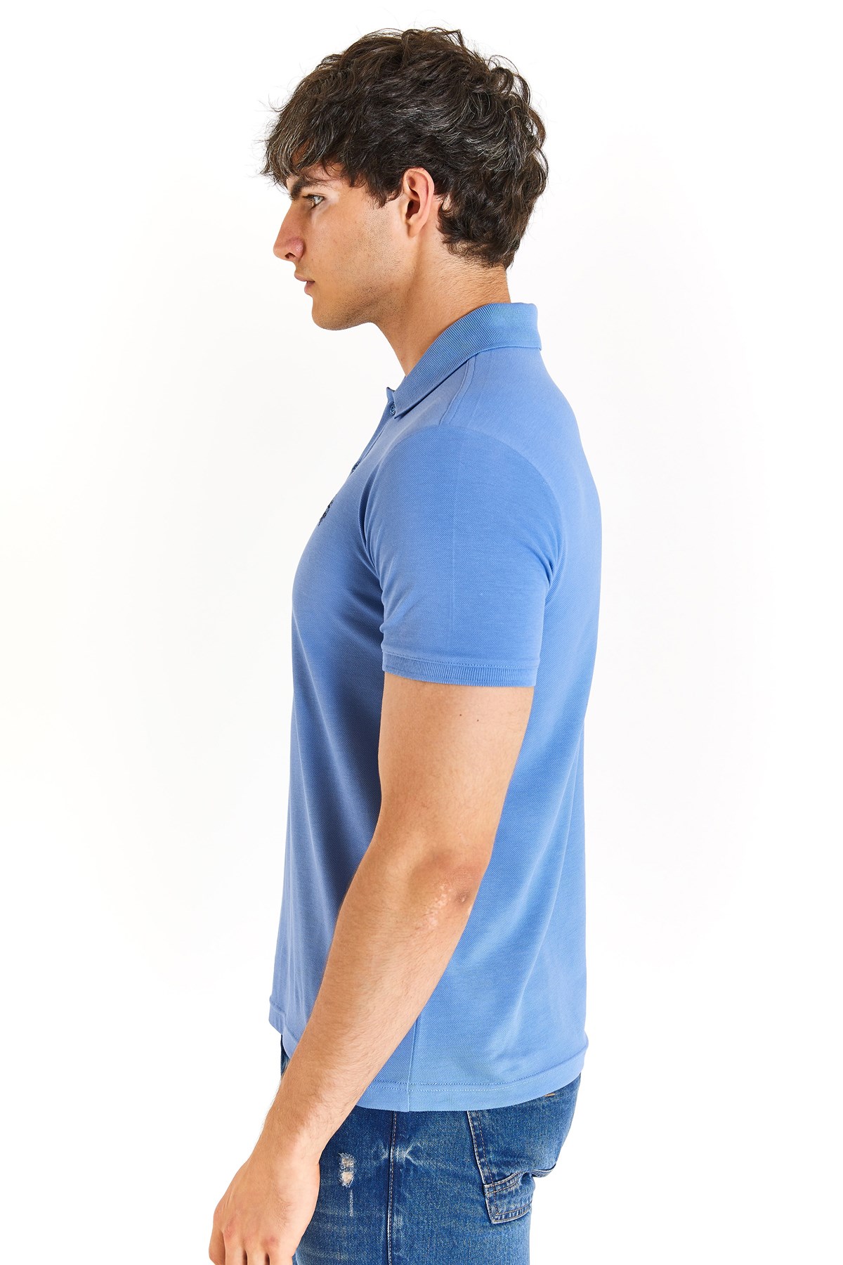 U.S. Polo Assn. Erkek Tişört 50279573-VR032 Mavi