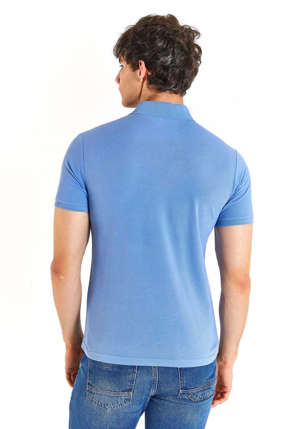 U.S. Polo Assn. Erkek Tişört 50279573-VR032 Mavi