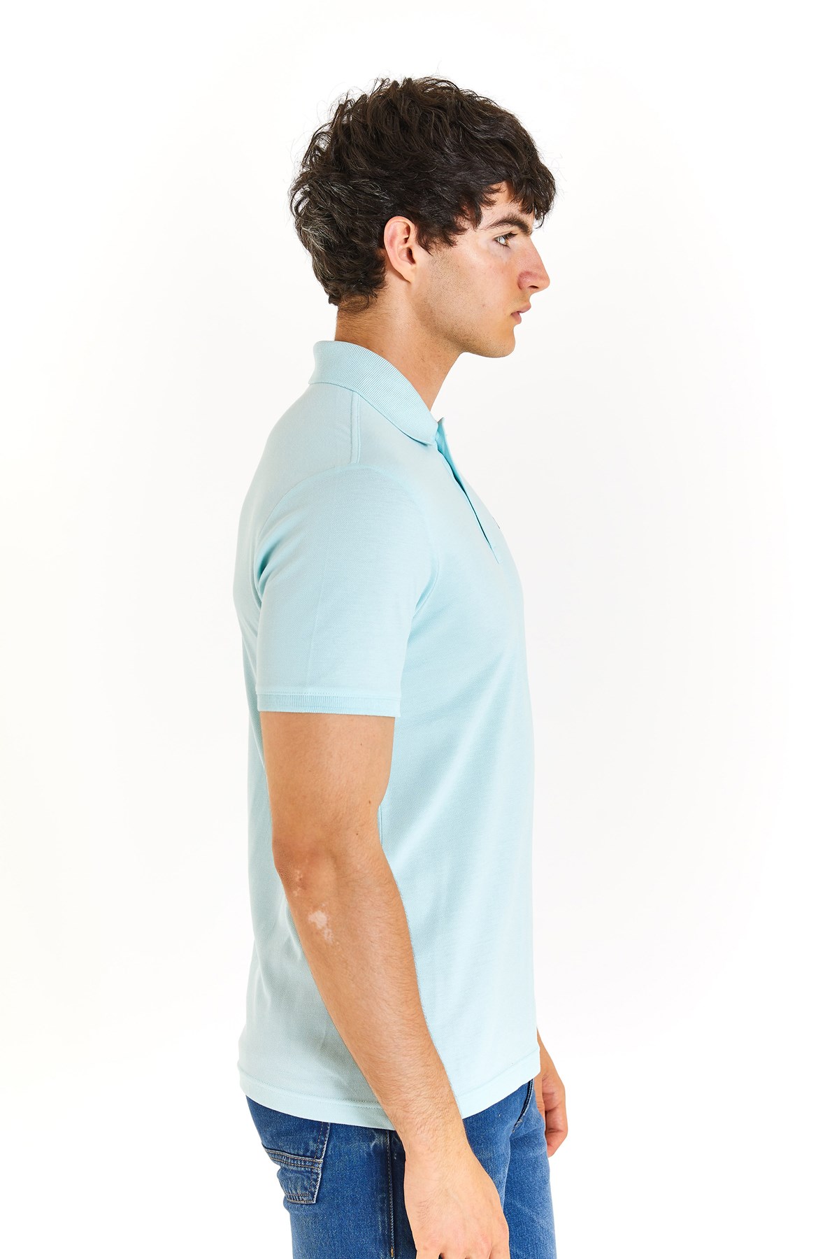 U.S. Polo Assn. Erkek Tişört 50279573-VR083 Mavi