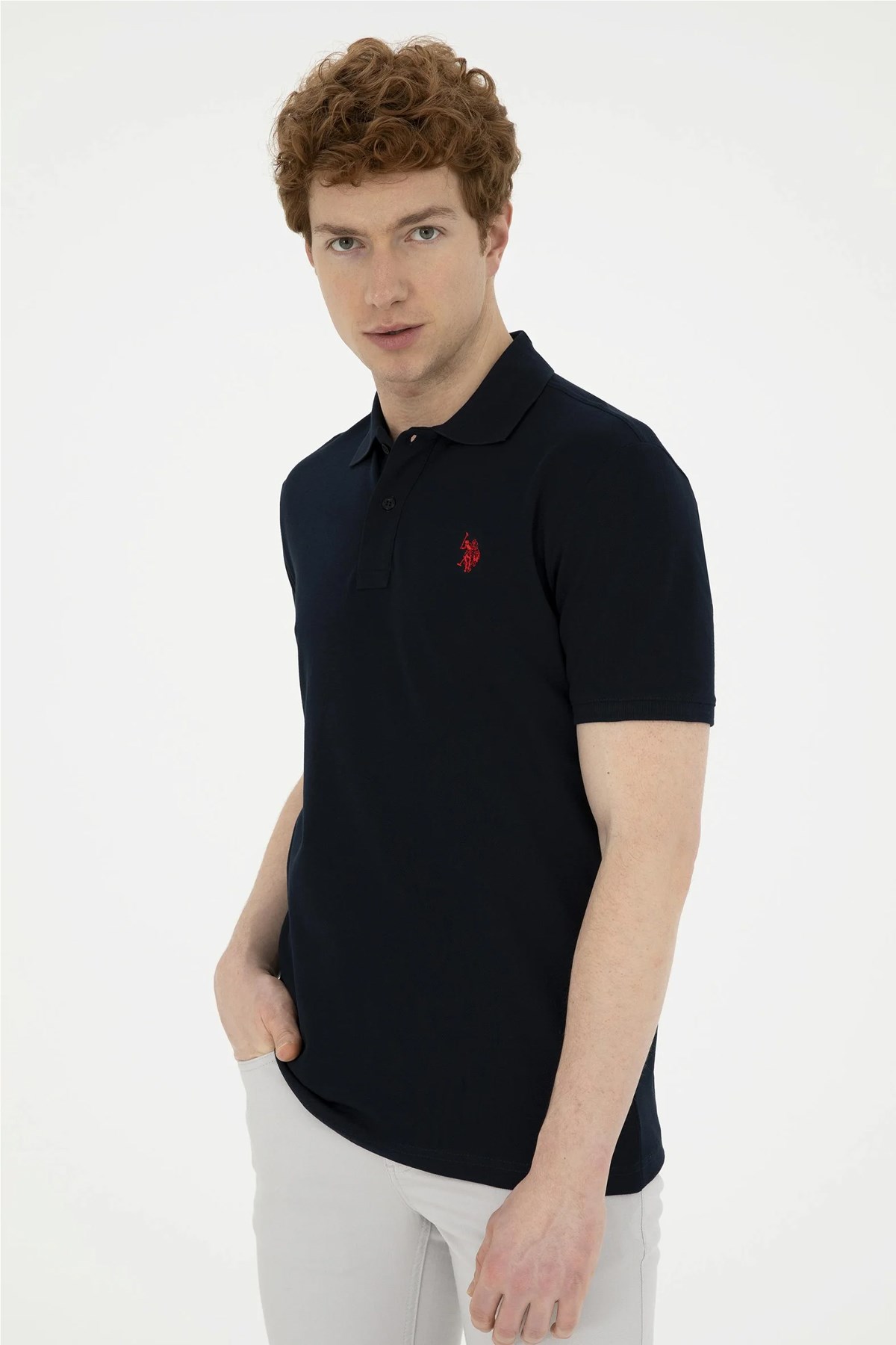 U.S. Polo Assn. Erkek Tişört 50279573-VR100 Lacivert