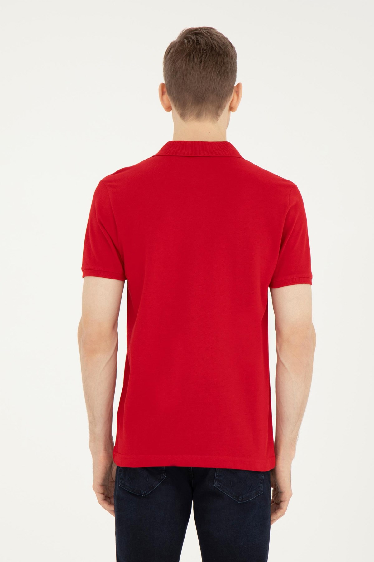 U.S. Polo Assn. Erkek Tişört 50279573-VR171 Kırmızı