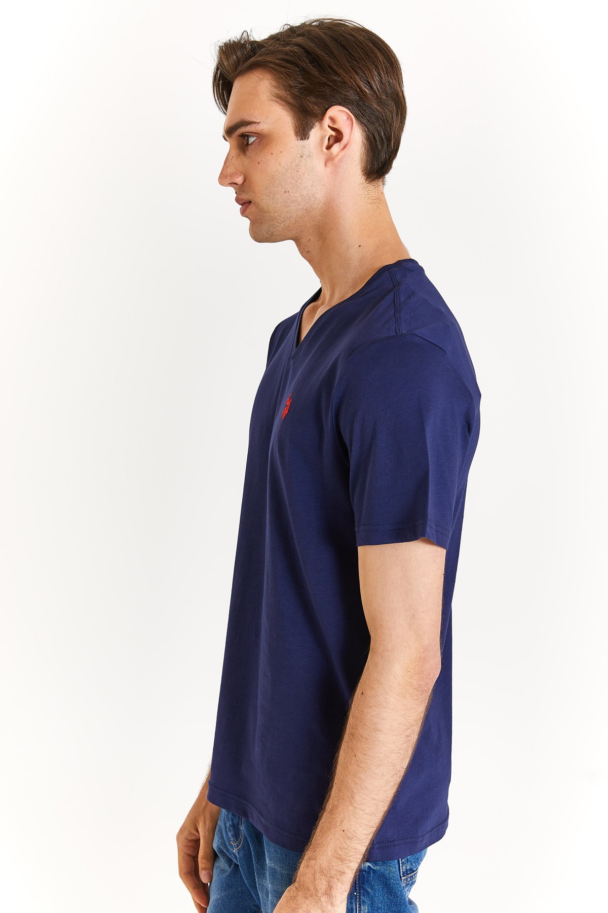U.S. Polo Assn. Erkek Tişört 50279617-VR033 Lacivert