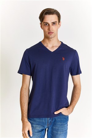 U.S. Polo Assn. Erkek Tişört 50279617-VR033 Lacivert