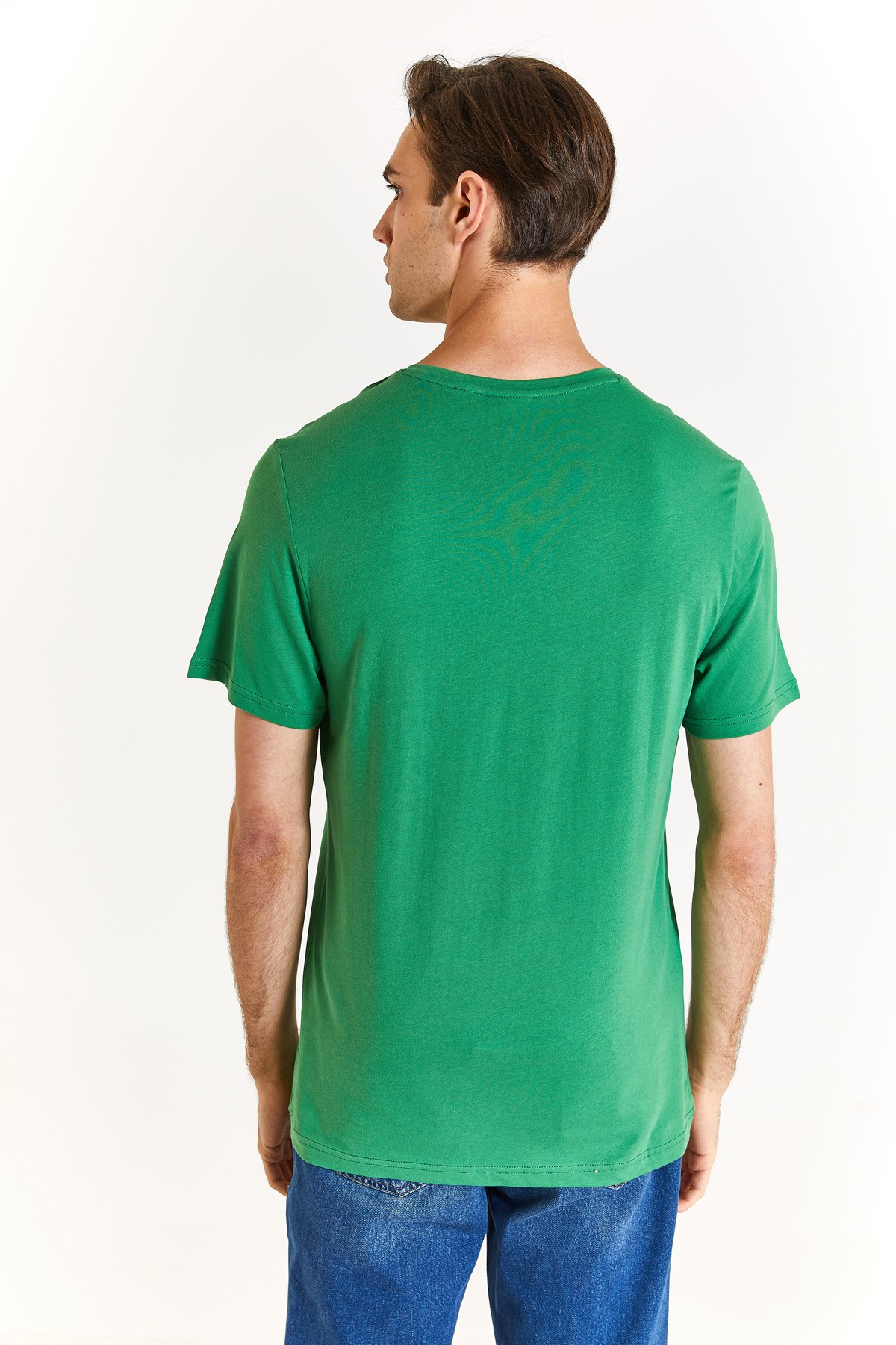 U.S. Polo Assn. Erkek Tişört 50279617-VR054 Yeşil
