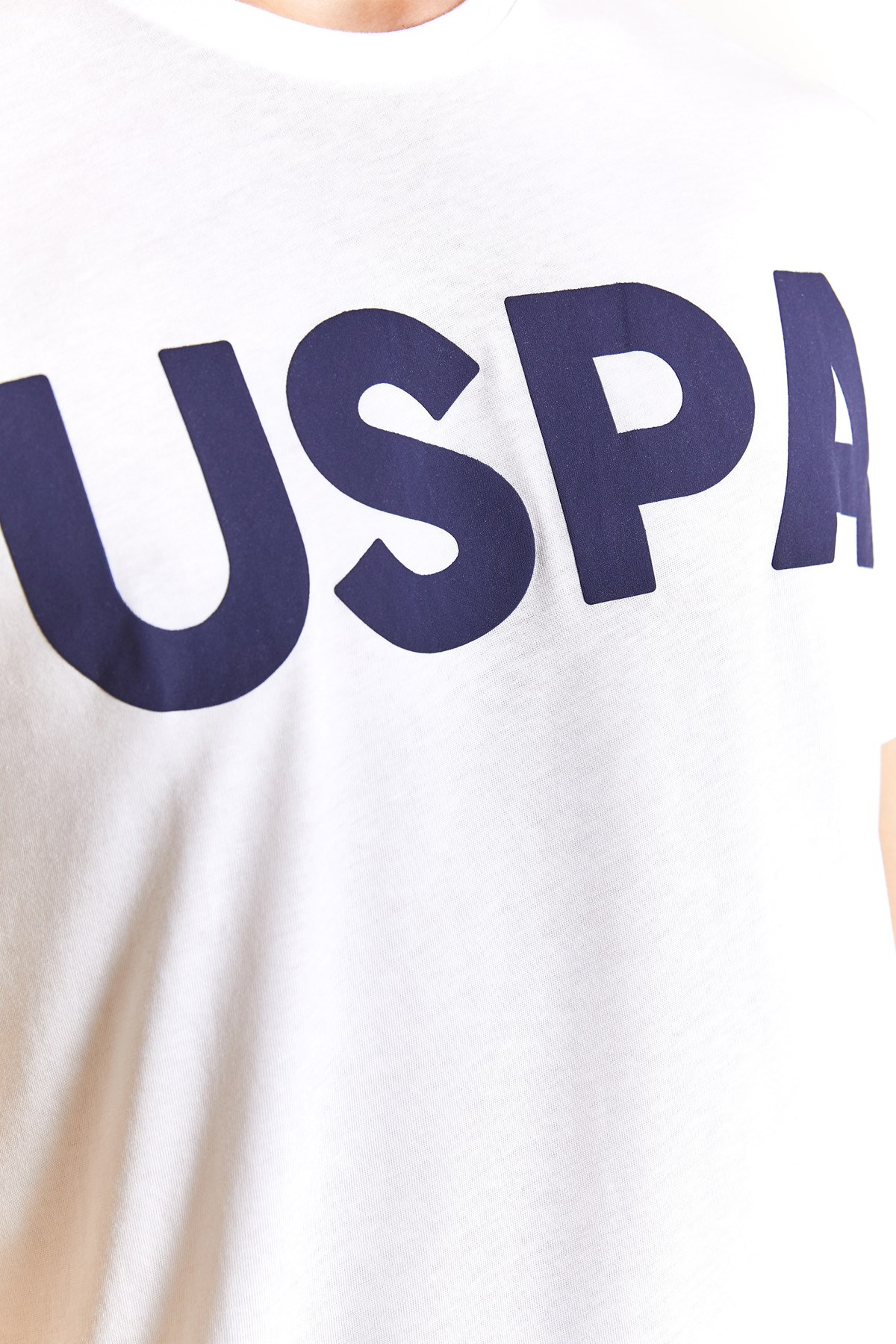 U.S. Polo Assn. Erkek Tişört 50279620-VR013 Beyaz
