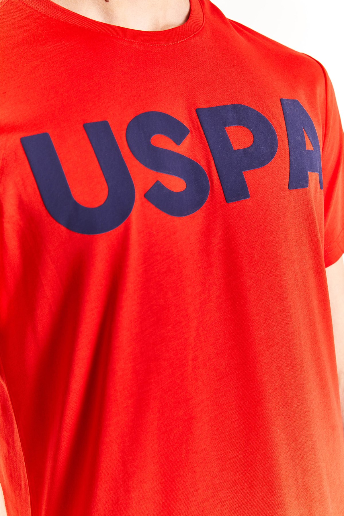 U.S. Polo Assn. Erkek Regular Tişört 50279620-VR030 Kırmızı
