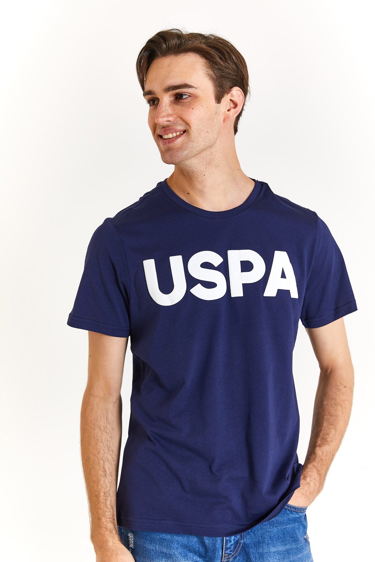 U.S. Polo Assn. Erkek Regular Tişört 50279620-VR033 Lacivert
