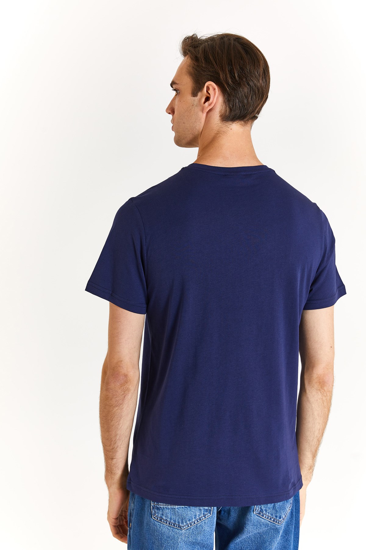 U.S. Polo Assn. Erkek Regular Tişört 50279620-VR033 Lacivert