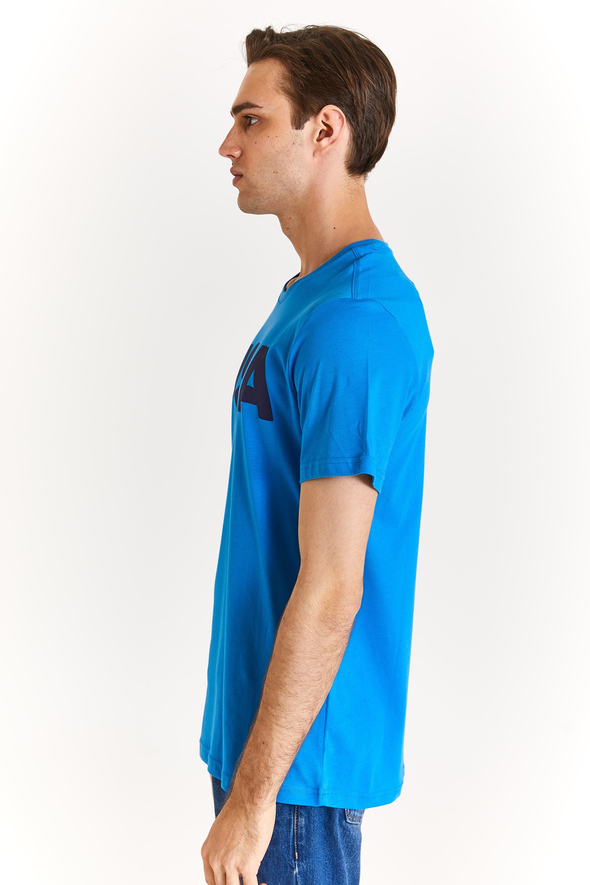 U.S. Polo Assn. Erkek Regular Tişört 50279620-VR045 Mavi