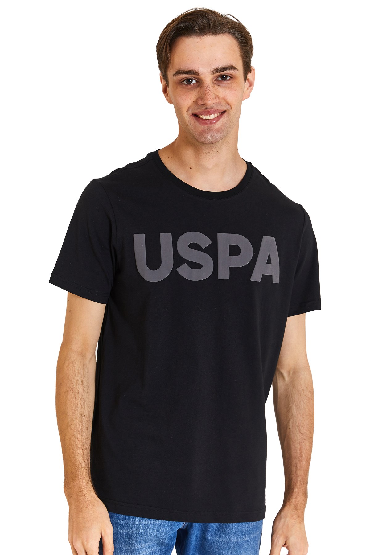 U.S. Polo Assn. Erkek Regular Tişört 50279620-VR046 Siyah