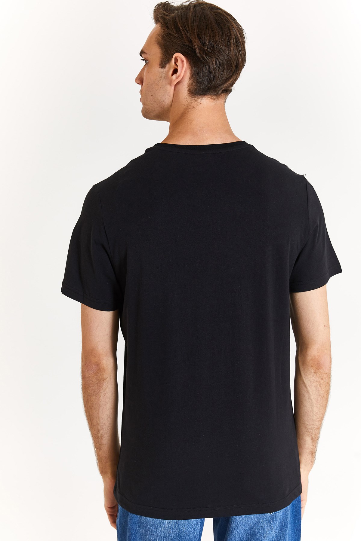 U.S. Polo Assn. Erkek Regular Tişört 50279620-VR046 Siyah