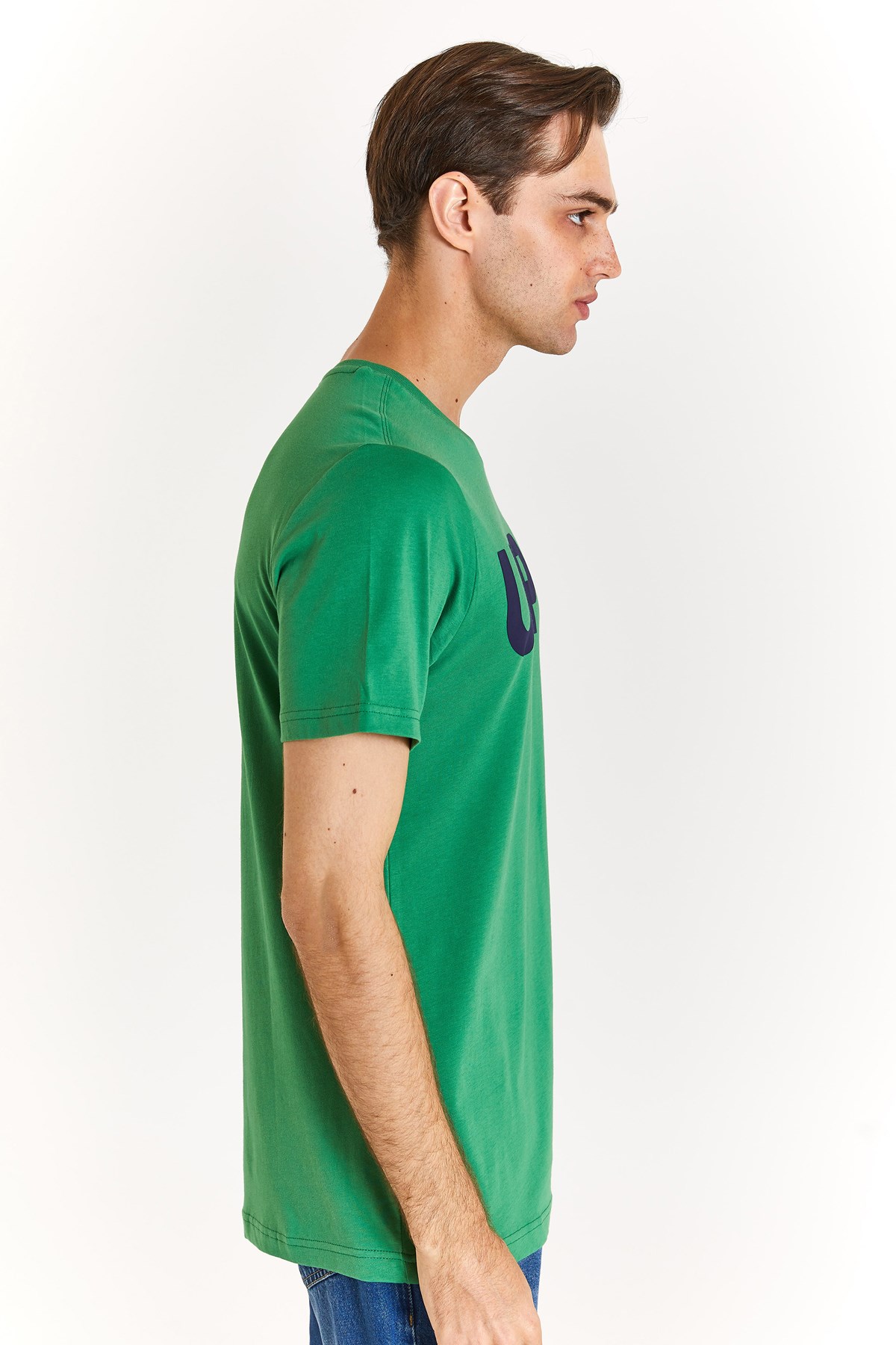 U.S. Polo Assn. Erkek Regular Tişört 50279620-VR054 Yeşil