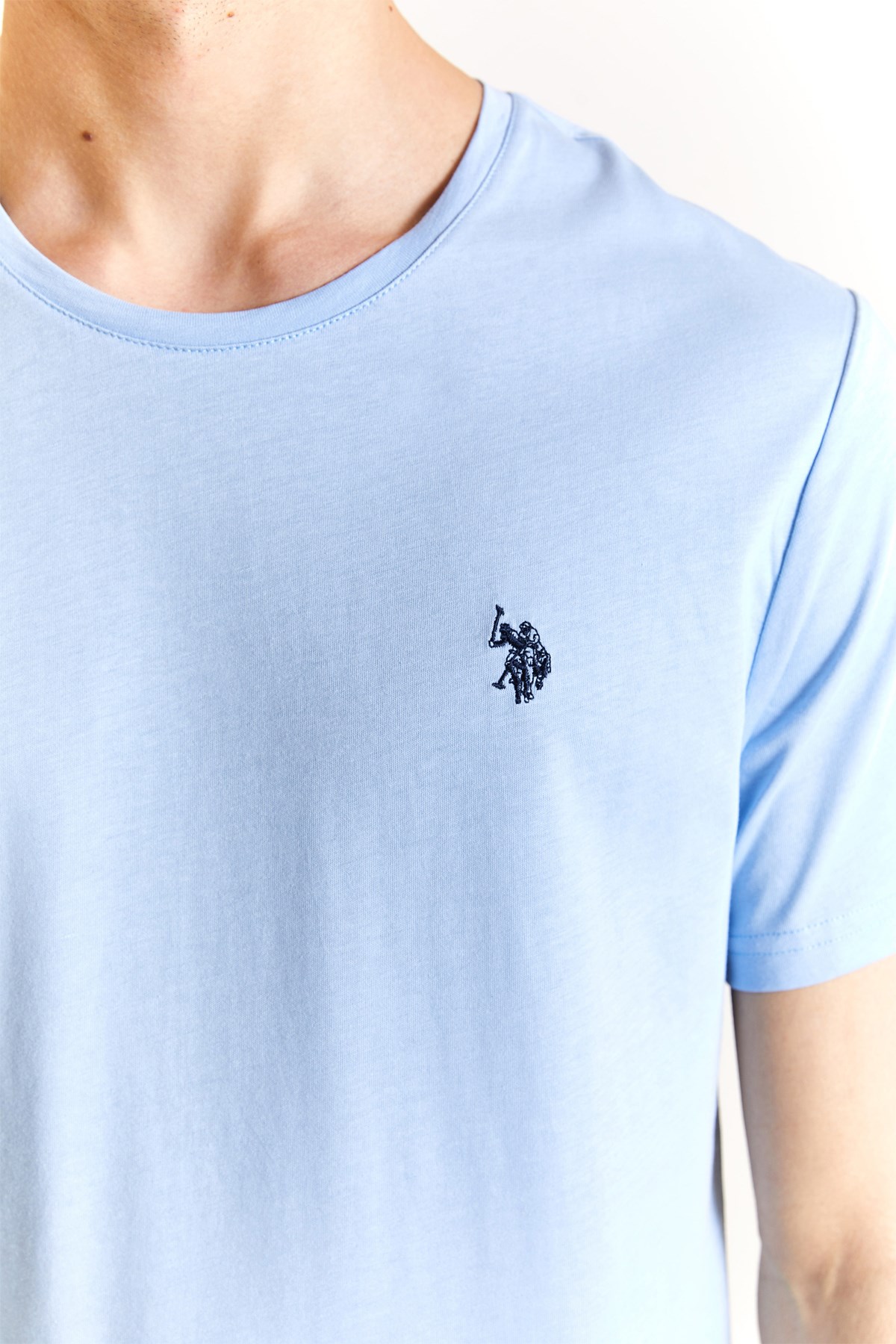 U.S. Polo Assn. Erkek Regular Fit Tişört 50279632-VR003 Mavi