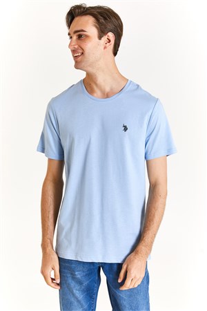 U.S. Polo Assn. Erkek Regular Fit Tişört 50279632-VR003 Mavi