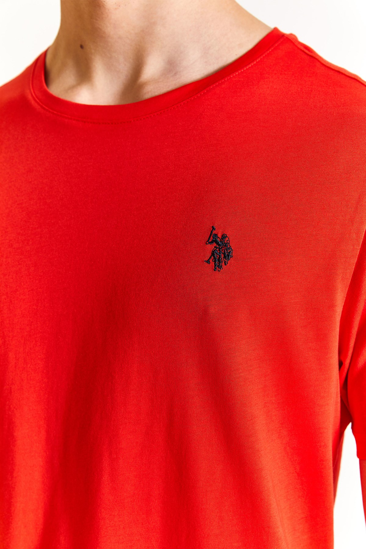 U.S. Polo Assn. Erkek Regular Tişört 50279632-VR030 Kırmızı