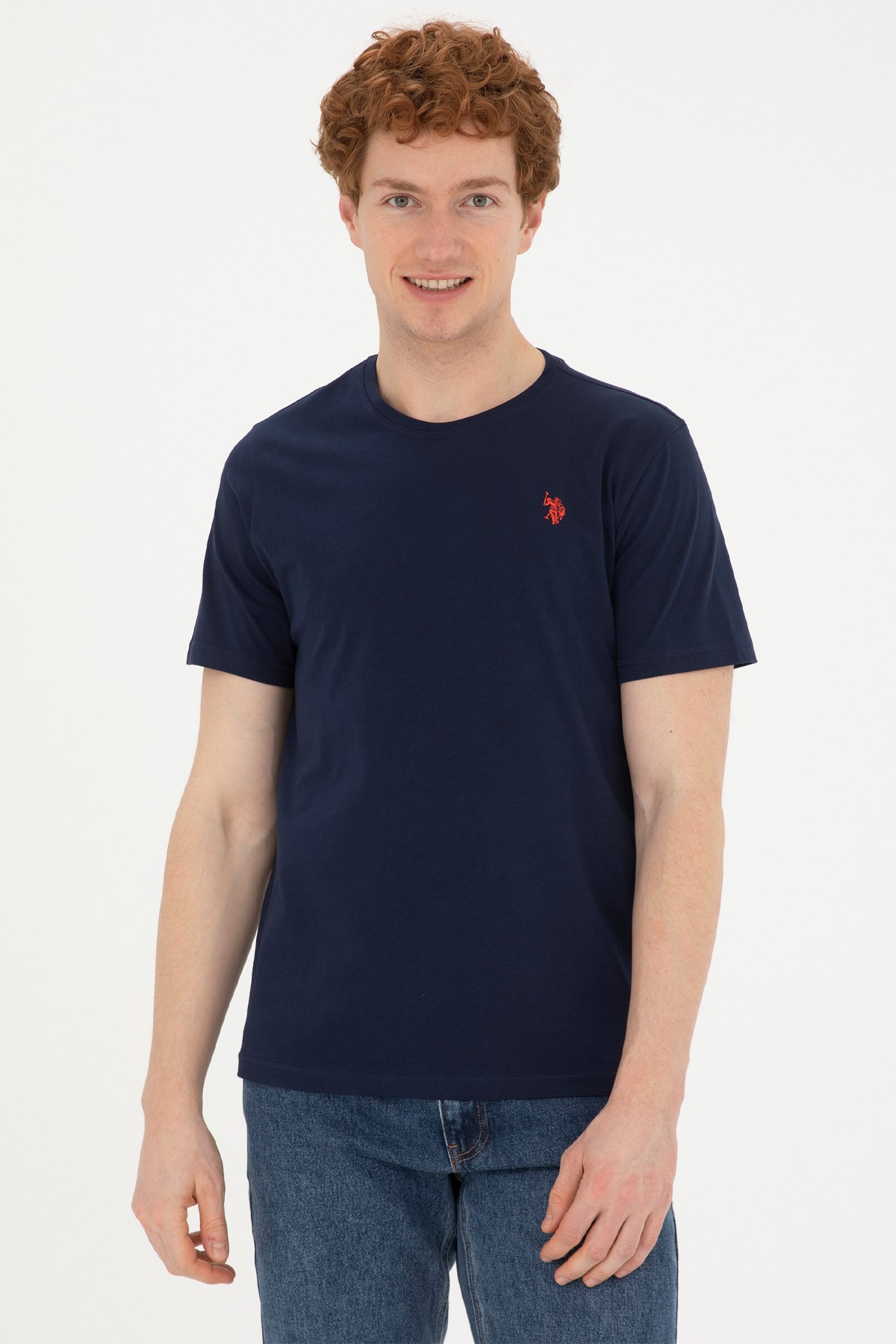 U.S. Polo Assn. Erkek Regular Fit Tişört 50279632-VR033 Lacivert