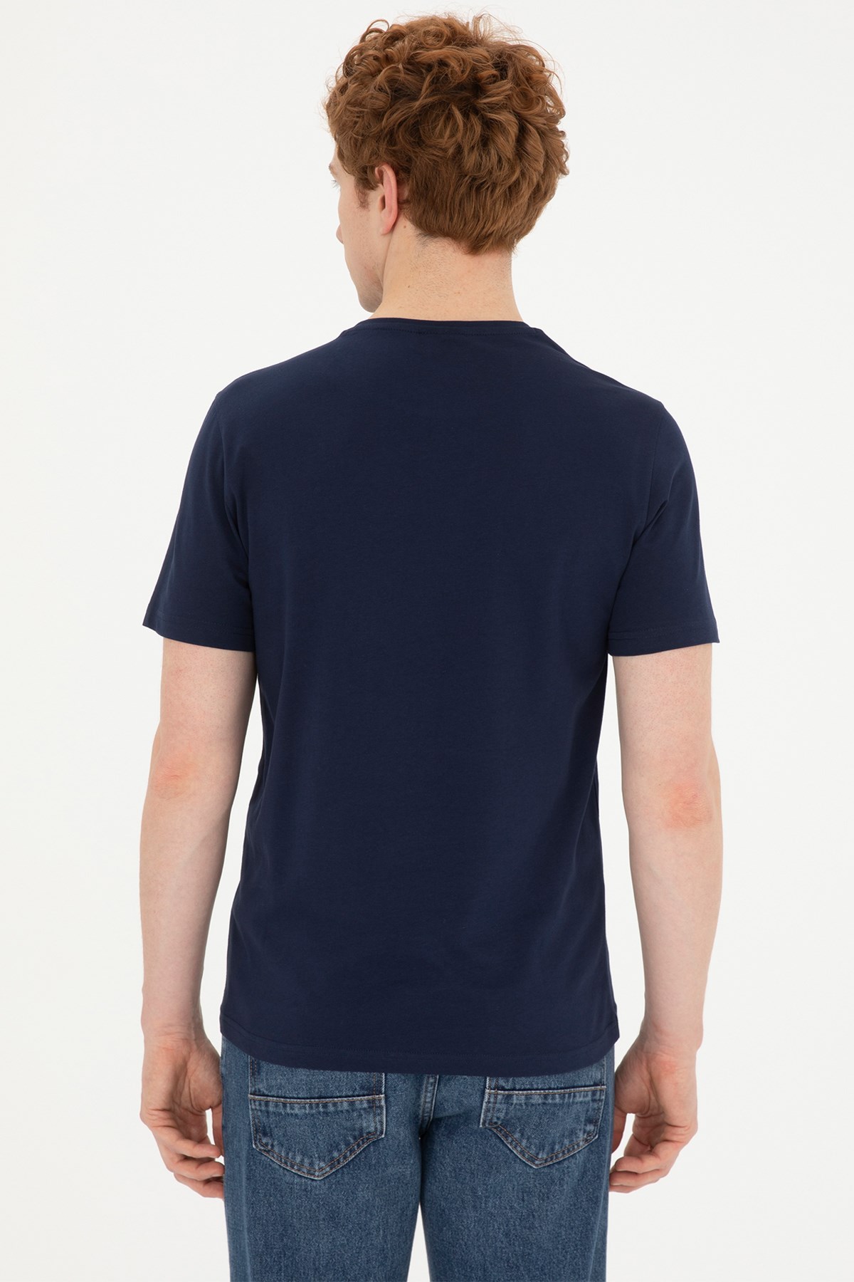 U.S. Polo Assn. Erkek Regular Fit Tişört 50279632-VR033 Lacivert