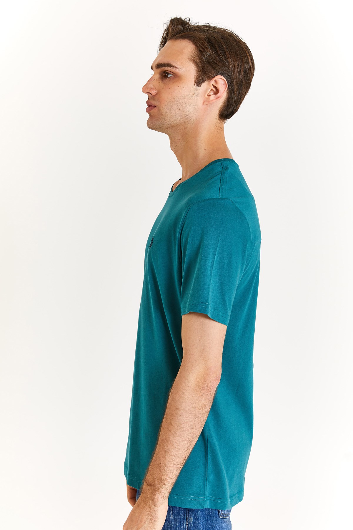 U.S. Polo Assn. Erkek Regular Tişört 50279632-VR101 Yeşil