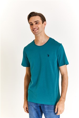 U.S. Polo Assn. Erkek Regular Tişört 50279632-VR101 Yeşil