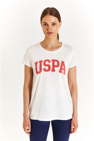 U.S. Polo Assn. Kadın Tişört 50280036-VR013 Beyaz