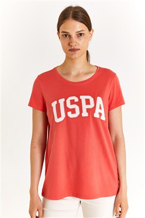 U.S. Polo Assn. Kadın Tişört 50280036-VR039 Pembe