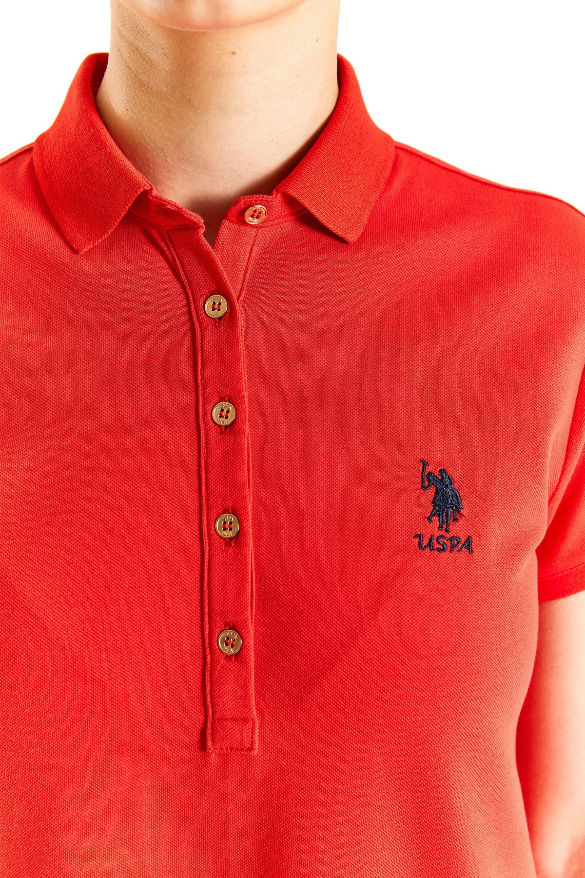 U.S. Polo Assn. Kadın Elbise 50280038-VR030 Kırmızı