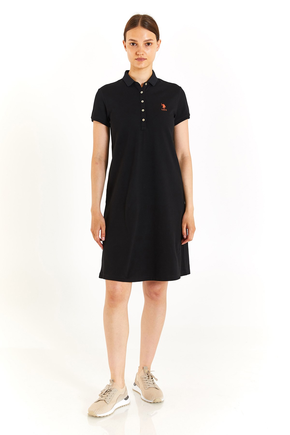 U.S. Polo Assn. Kadın Elbise 50280038-VR046 Siyah