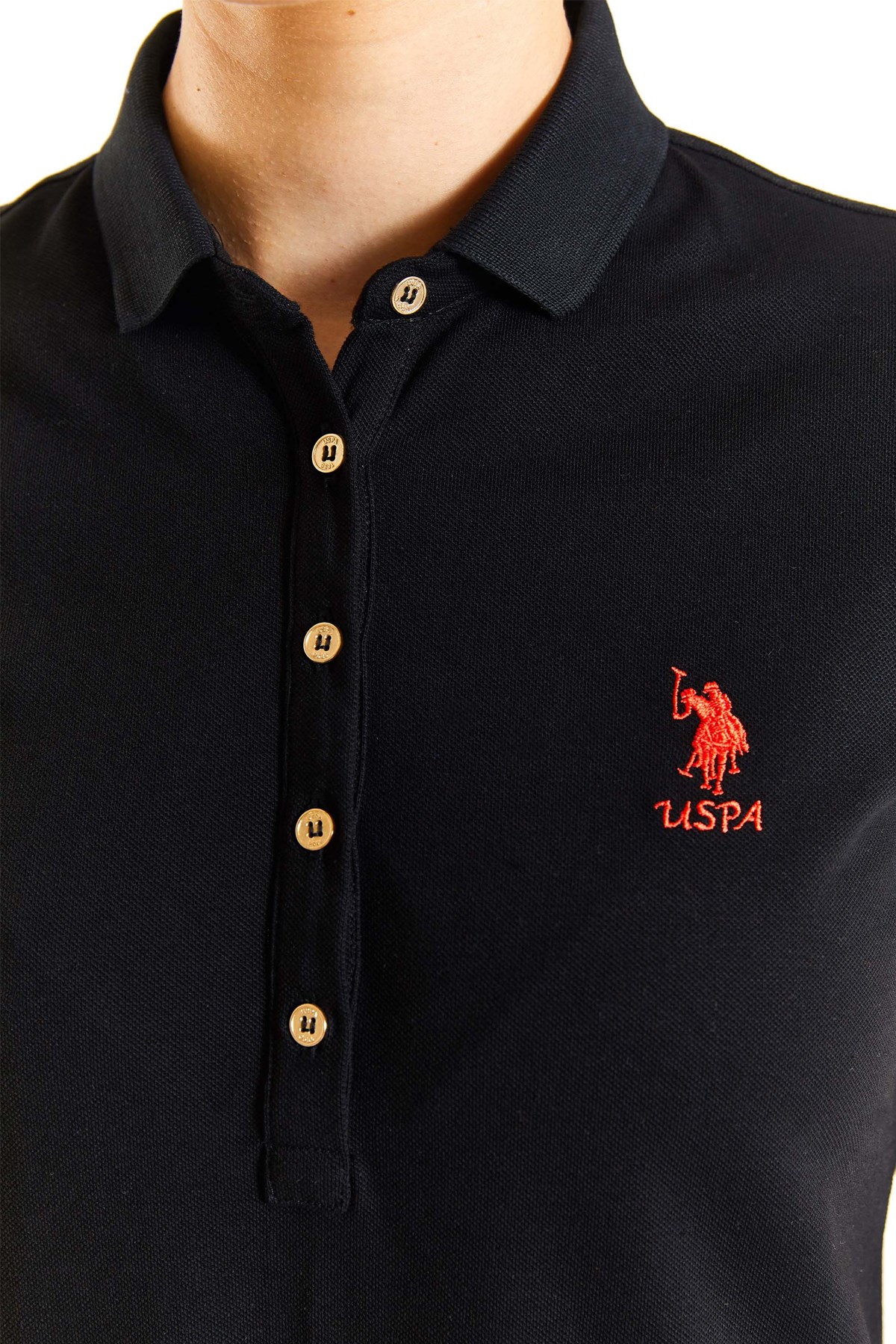 U.S. Polo Assn. Kadın Elbise 50280038-VR046 Siyah