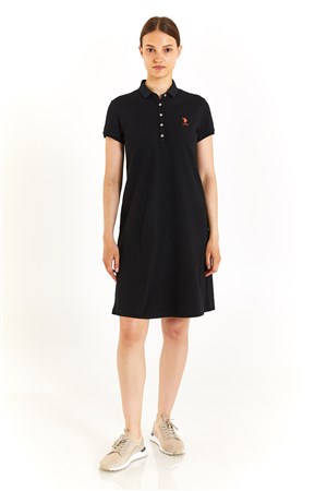 U.S. Polo Assn. Kadın Elbise 50280038-VR046 Siyah