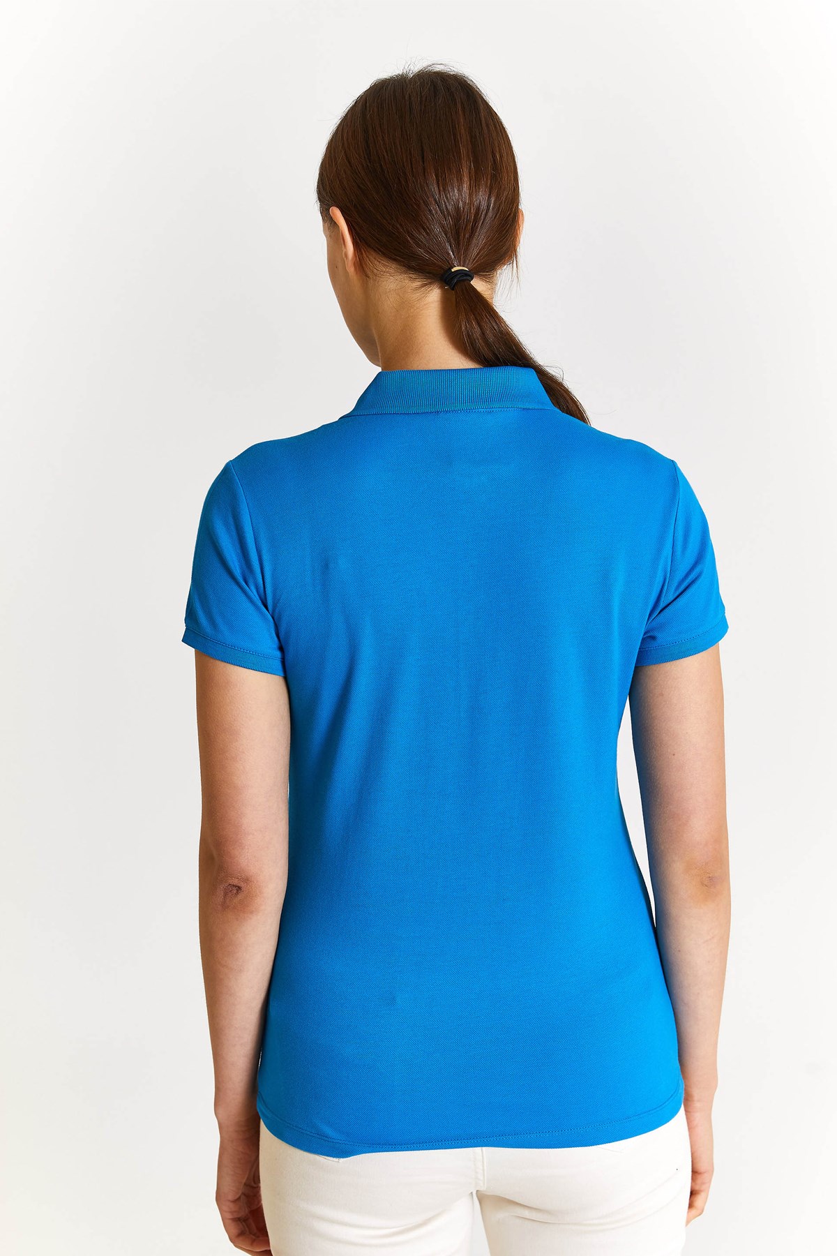 U.S. Polo Assn. Kadın Tişört 50280057-VR045 Mavi