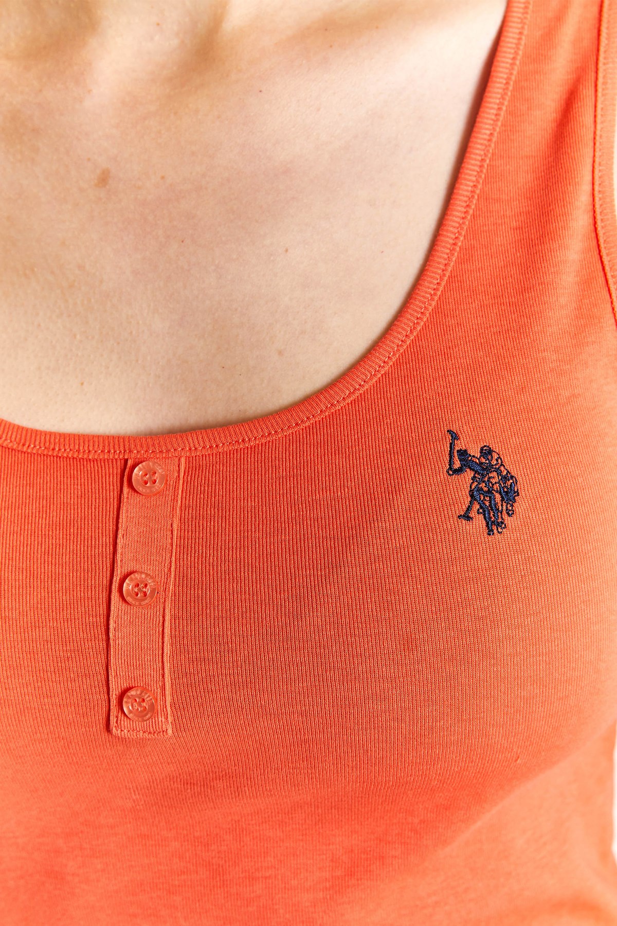 U.S. Polo Assn. Kadın Tişört 50280059-VR039 Pembe