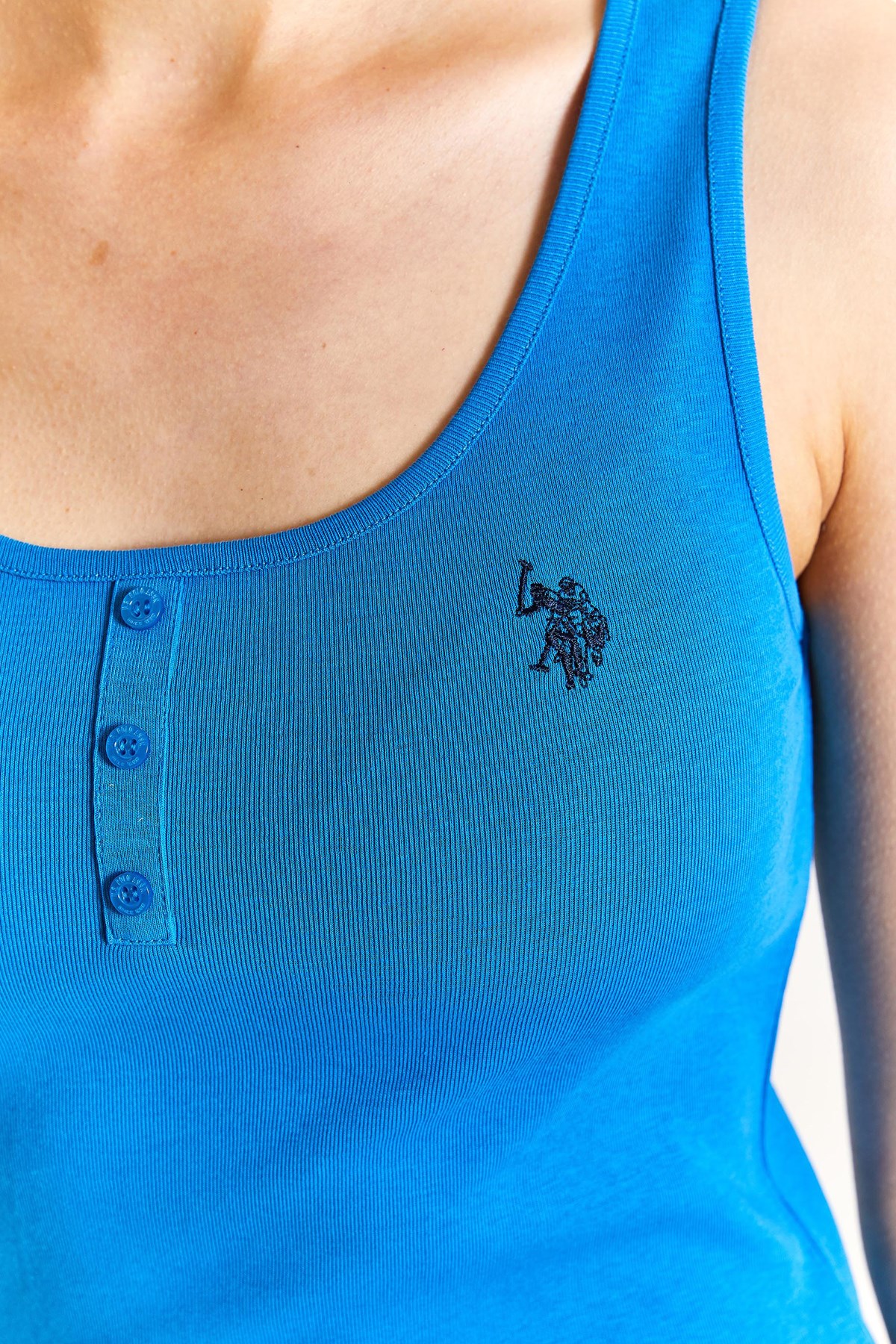 U.S. Polo Assn. Kadın Tişört C Mavi