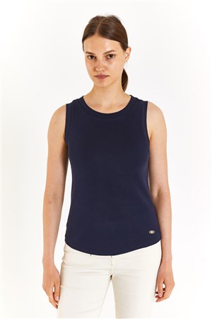 U.S. Polo Assn. Kadın Tişört 50280072-VR033 Lacivert