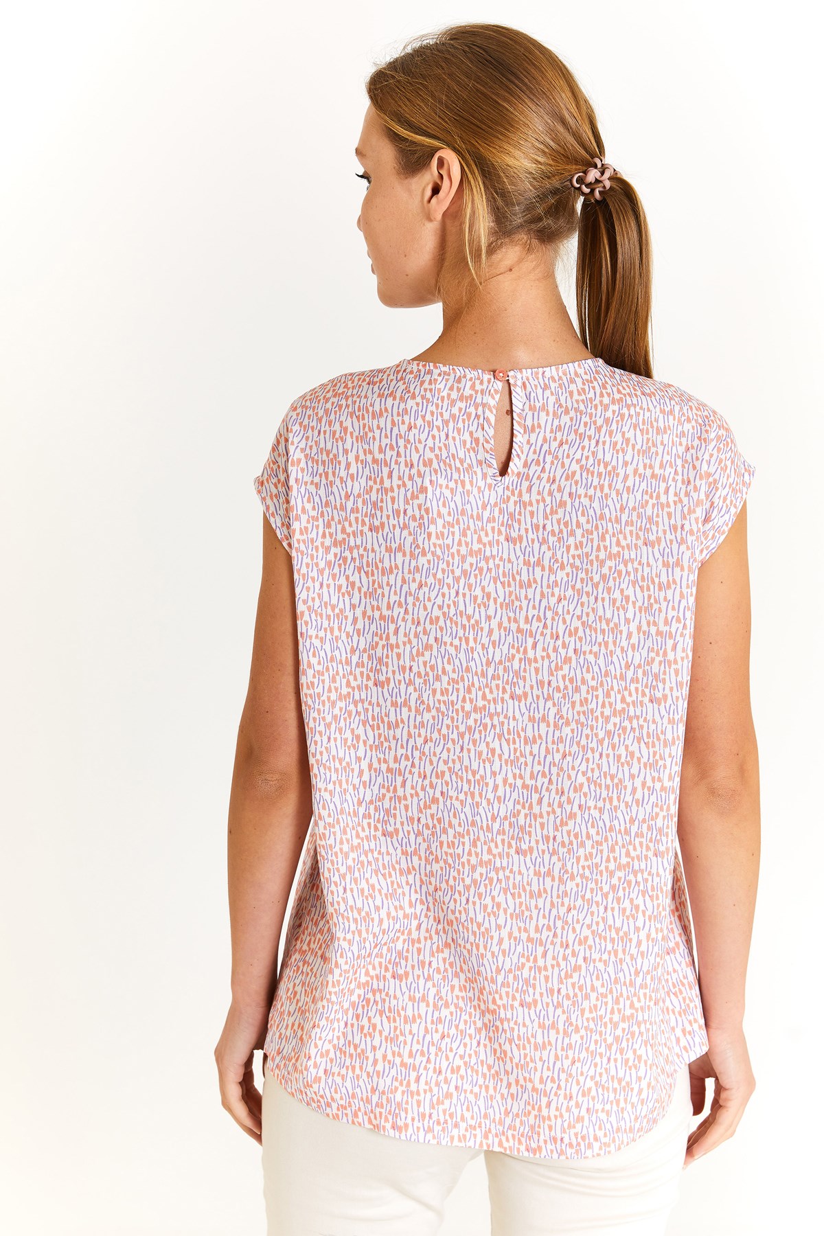 U.S. Polo Assn. Regular Kadın Bluz 50280956-VR047 Turuncu