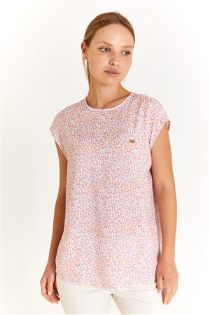 U.S. Polo Assn. Regular Kadın Bluz 50280956-VR047 Turuncu