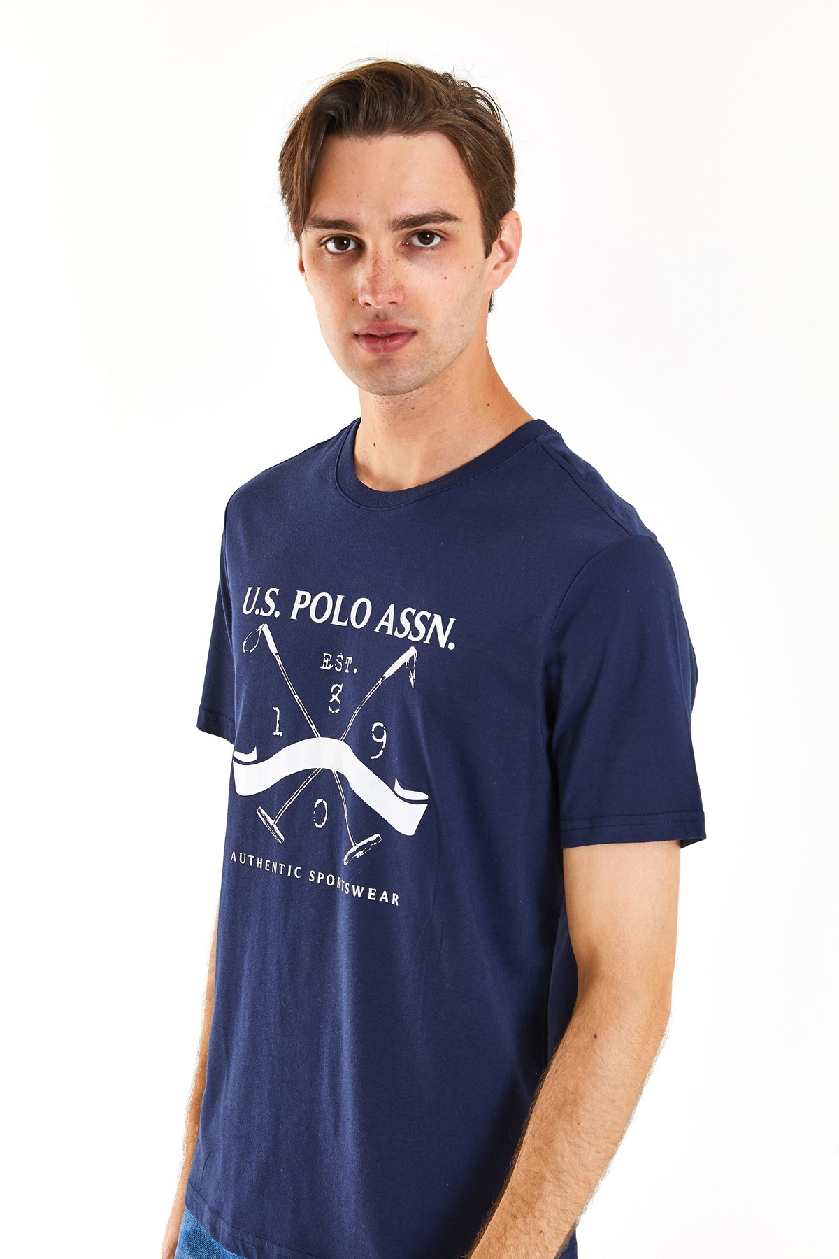 U.S. Polo Assn. Erkek Tişört 50281045-VR033 Lacivert