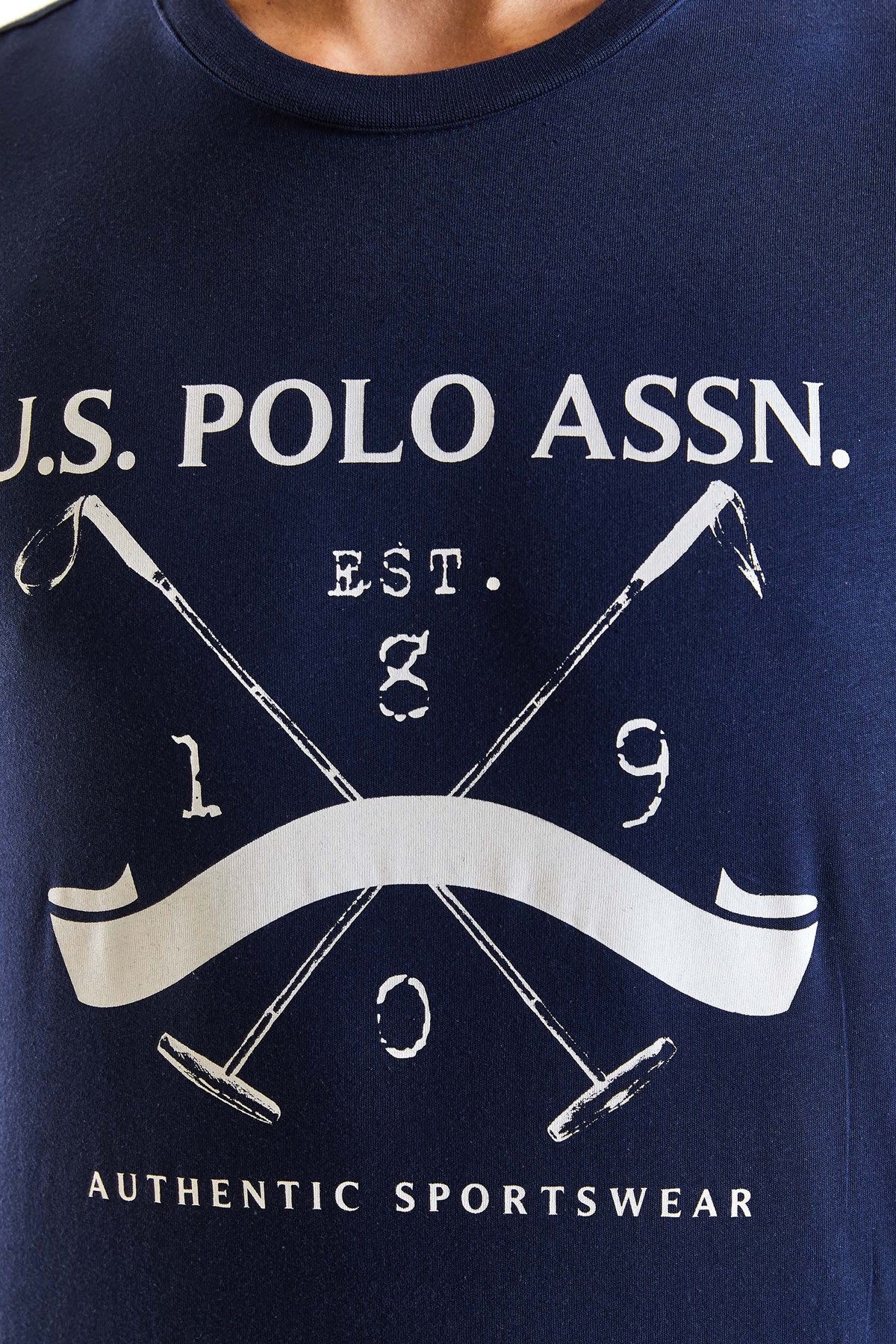 U.S. Polo Assn. Erkek Tişört 50281045-VR033 Lacivert