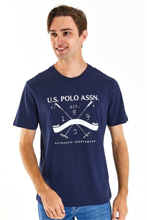 U.S. Polo Assn. Erkek Tişört 50281045-VR033 Lacivert