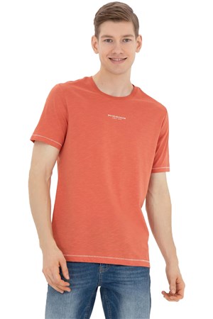 U.S. Polo Assn. Erkek Regular Tişört 50281052-VR042 Pembe