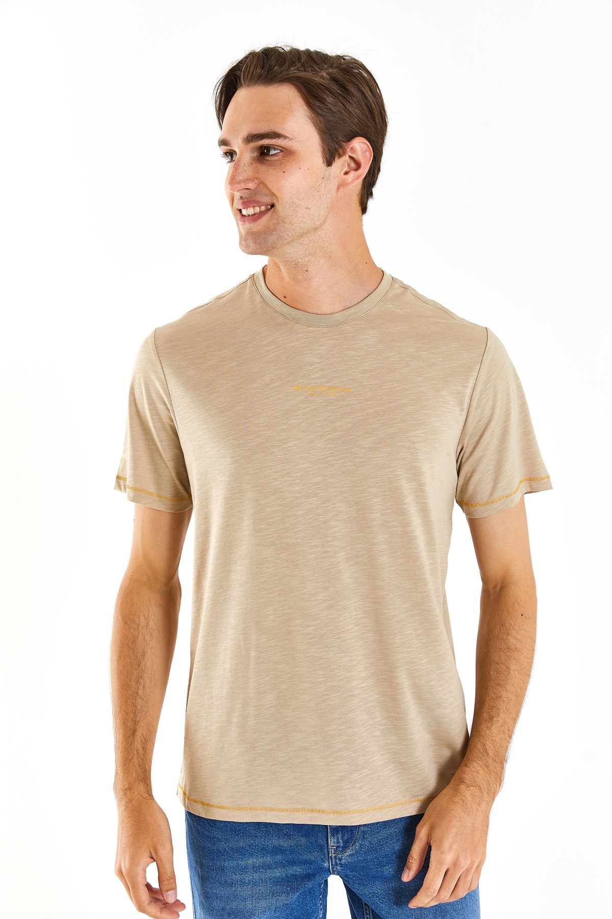 U.S. Polo Assn. Erkek Regular Tişört 50281052-VR183 Haki