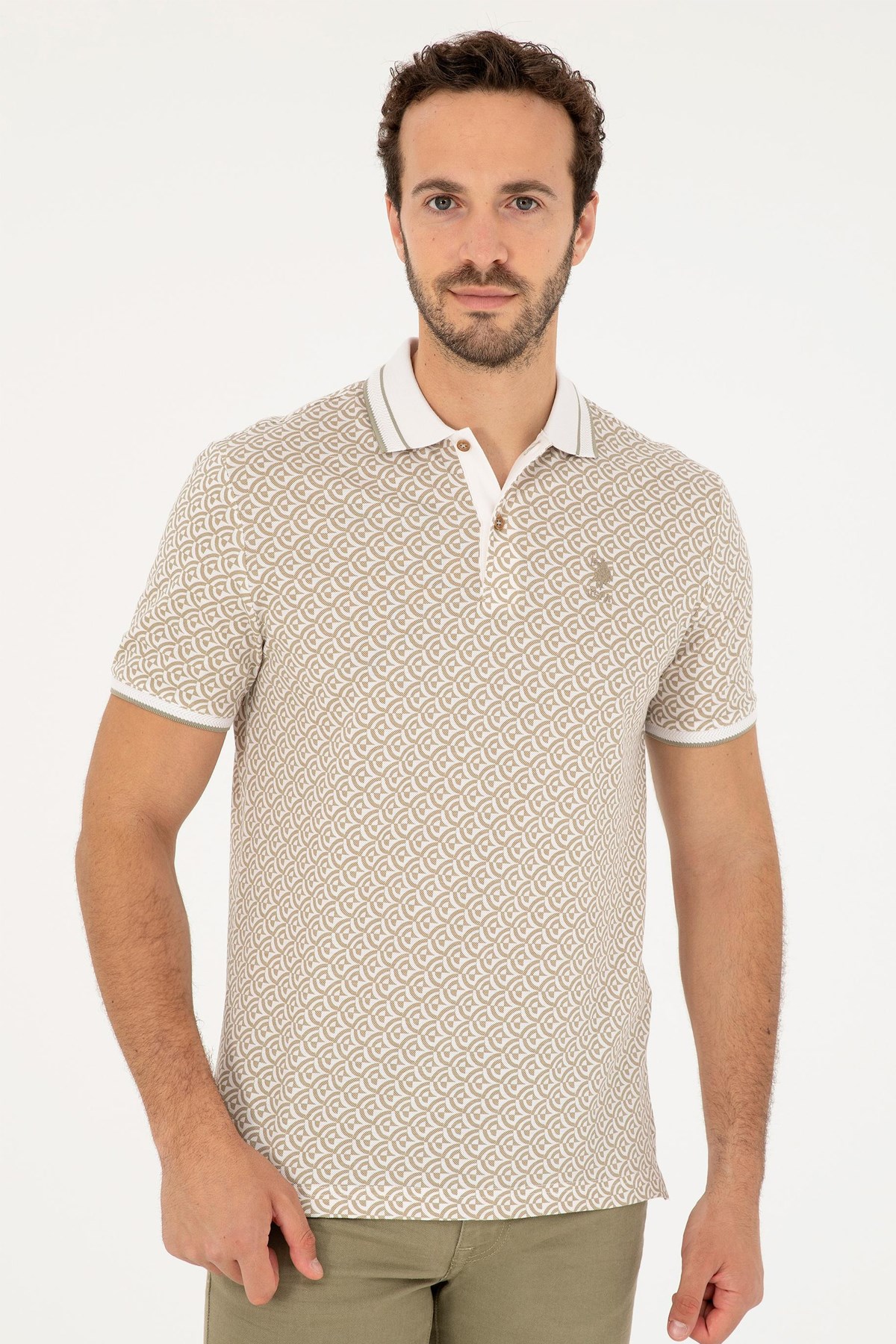 U.S. Polo Assn.  Erkek Tişört 50281510-VR183 Haki