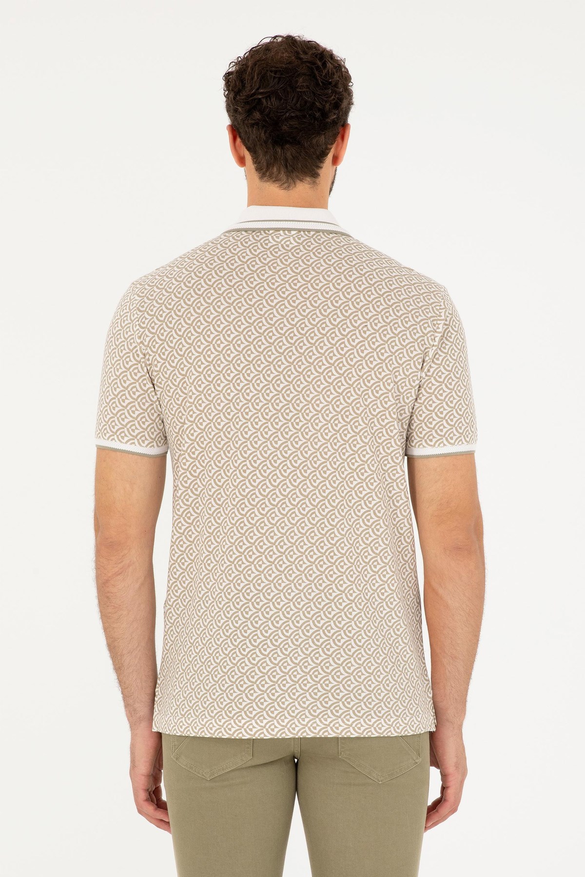 U.S. Polo Assn.  Erkek Tişört 50281510-VR183 Haki