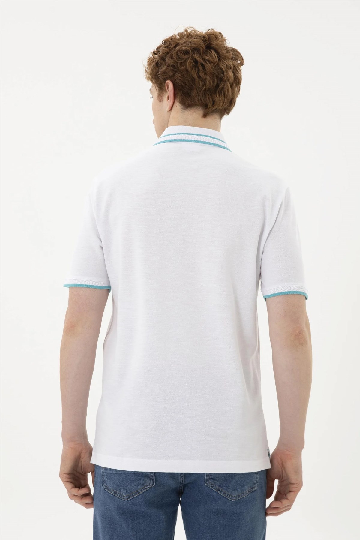 U.S. Polo Assn. Erkek Tişört 50281516-VR013 Beyaz