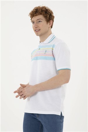 U.S. Polo Assn. Erkek Tişört 50281516-VR013 Beyaz