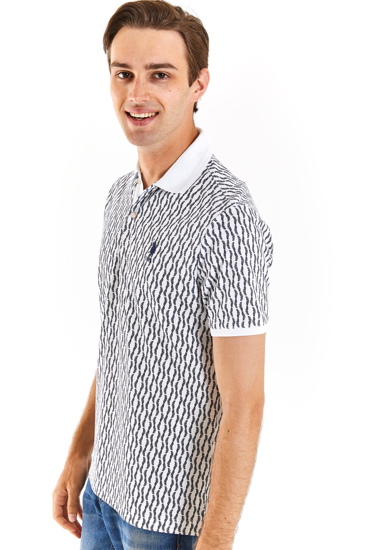 U.S. Polo Assn. Erkek Tişört 50281520-VR033 Lacivert