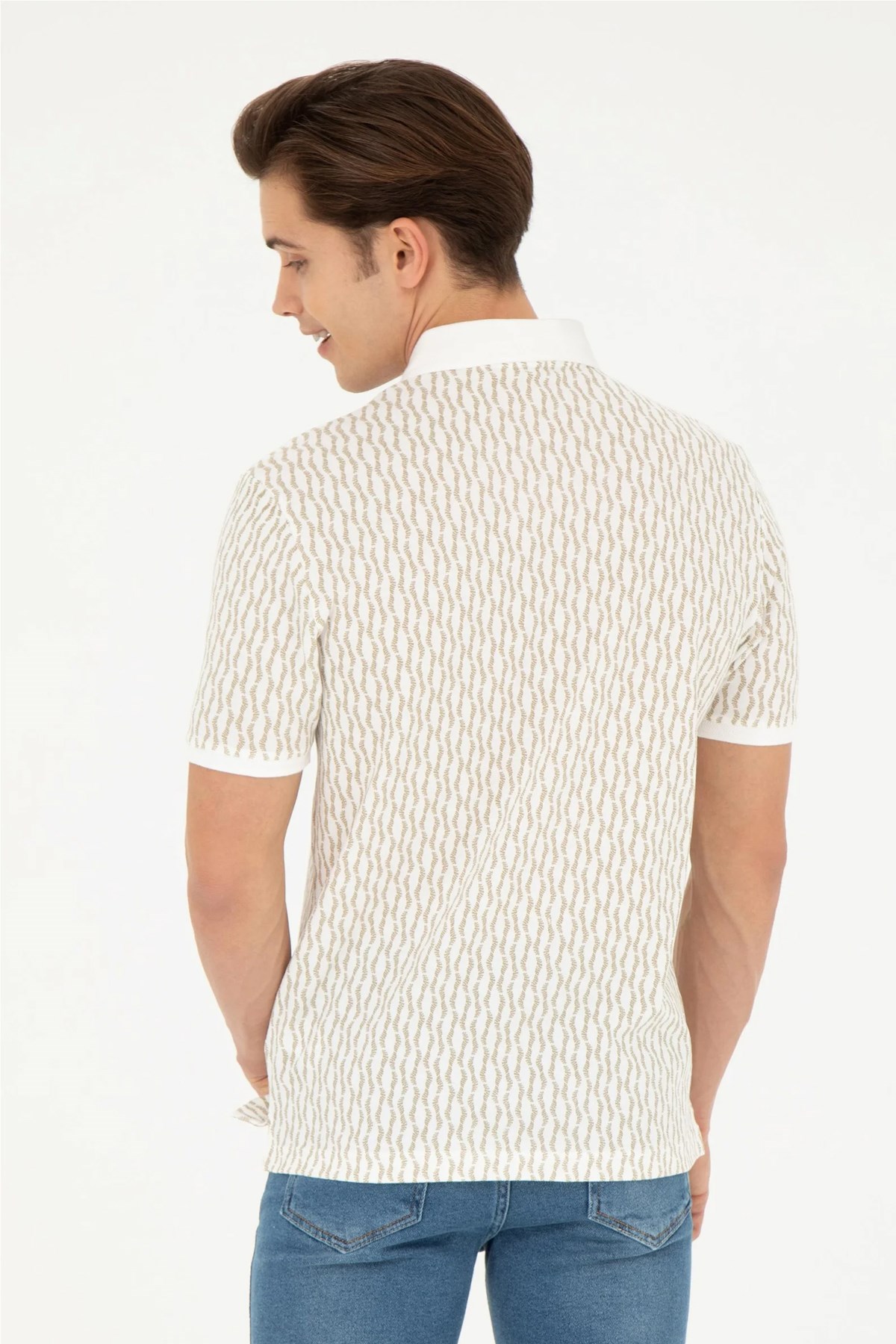 U.S. Polo Assn. Erkek Tişört 50281520-VR183 Haki
