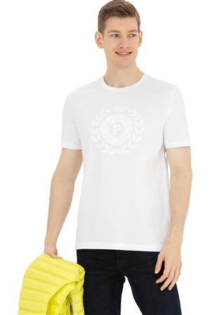 U.S. Polo Assn. Erkek Regular Tişört 50281567-VR013 Beyaz