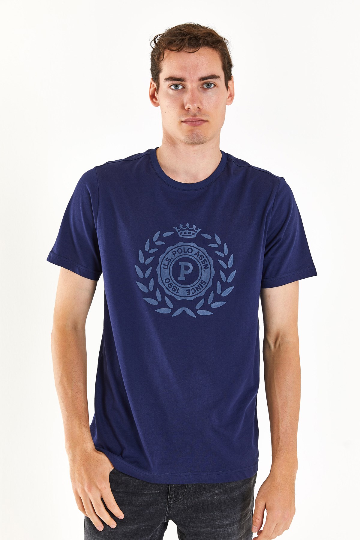 U.S. Polo Assn. Erkek Regular Tişört 50281567-VR033 Lacivert