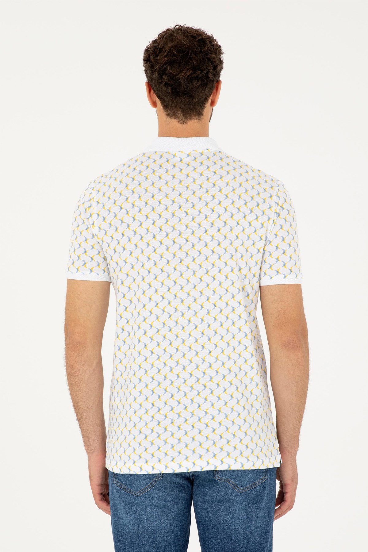 U.S. Polo Assn. Erkek Tişört  50281925-VR032 Mavi