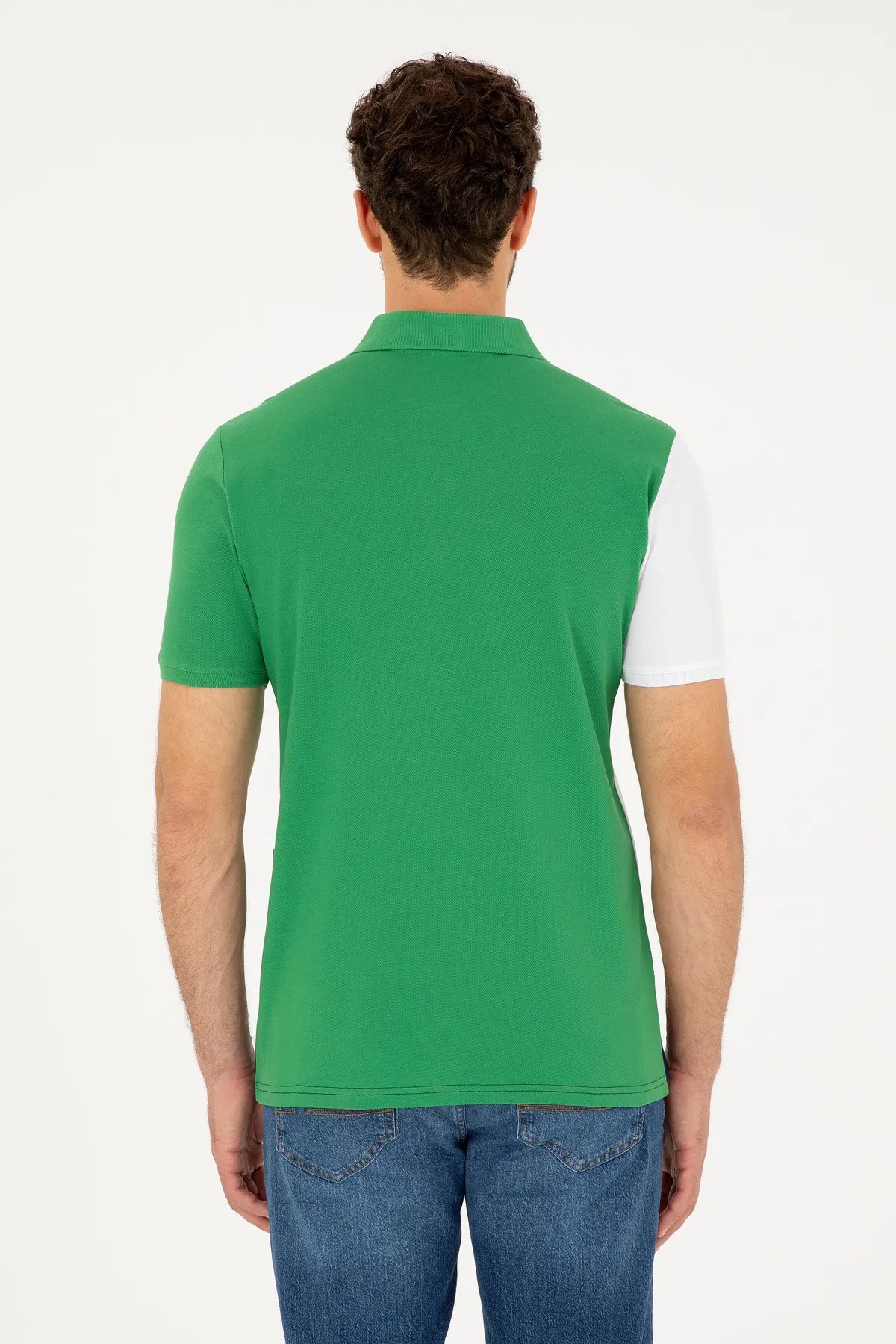 U.S. Polo Assn. Erkek Tişört  50281946-VR054 Yeşil